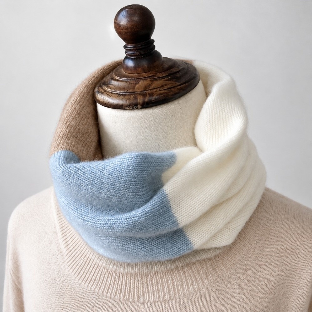 Écharpe infinie à empiècements - Infinity Scarf Knit avis et prix