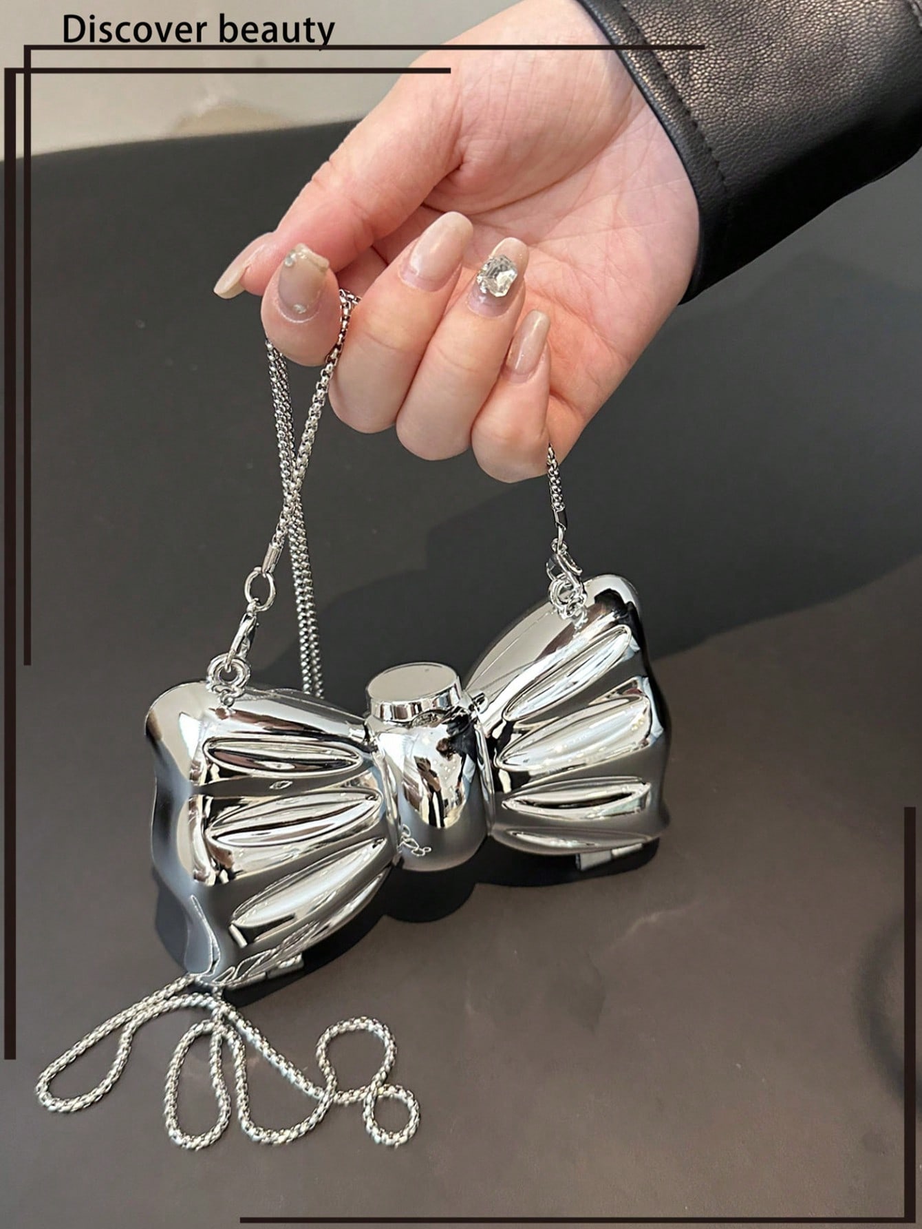 Mini pochette à main décorée d - Tie Clip Silver avis et prix
