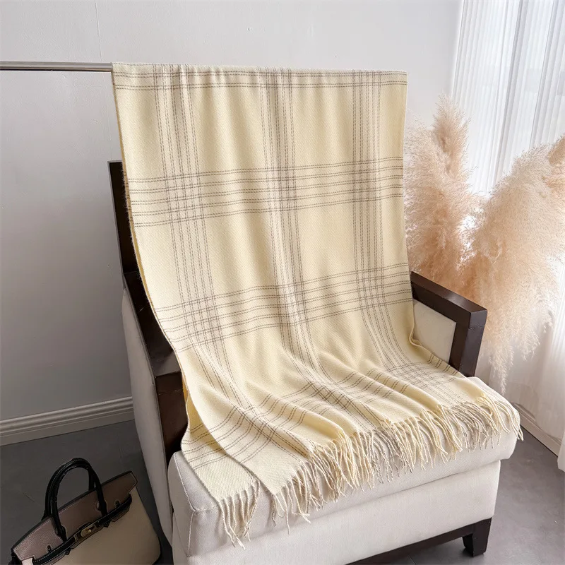 Écharpe d'hiver à franges pour - Woven Scarf Blanket avis et prix
