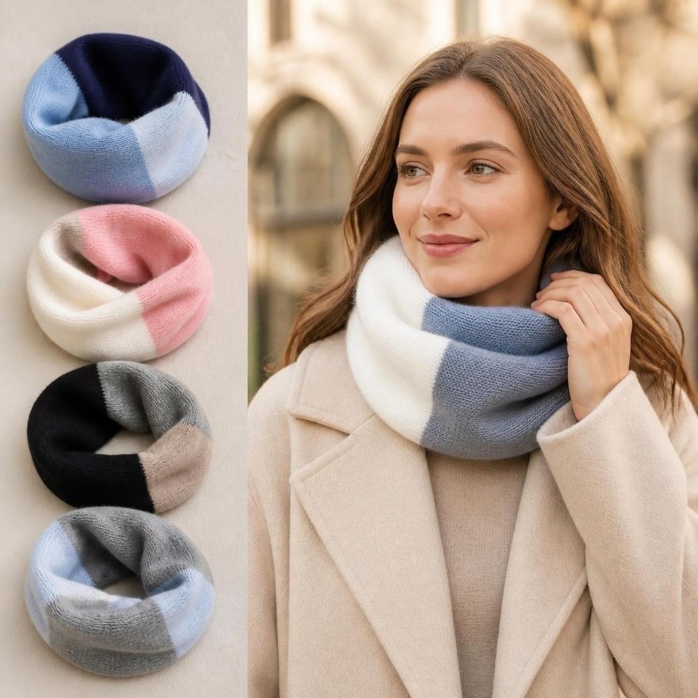 Écharpe infinie à empiècements - Infinity Scarf Knit avis et prix