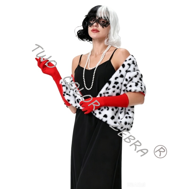 Costume de Cosplay Cruella Dev - Face Scarf Mask avis et prix
